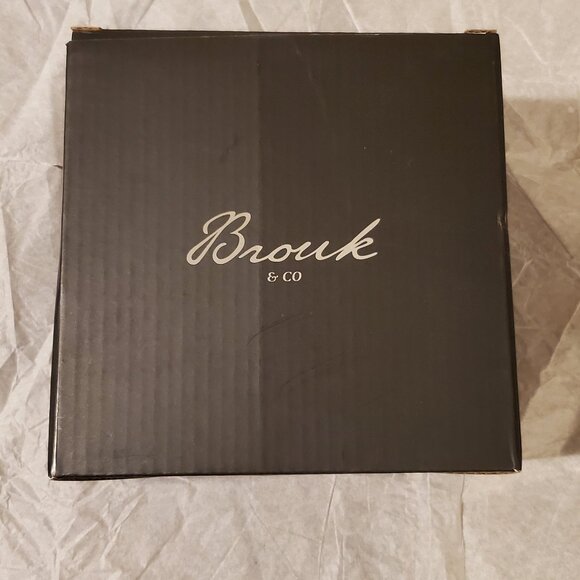 NIB Brouk & Co Leah Travel Jewelry Case with Pouch in Blue Velvet - Picture 2 of 8